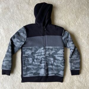 Fleece-Lined Camo Hoodie